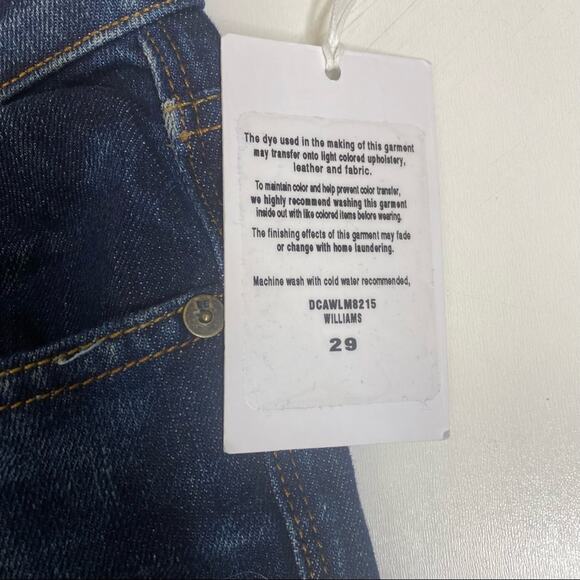 Joe’s Jeans Mens Williams Slim Fit Collectors Edition Distressed Dark Blue Wash - Picture 11 of 12